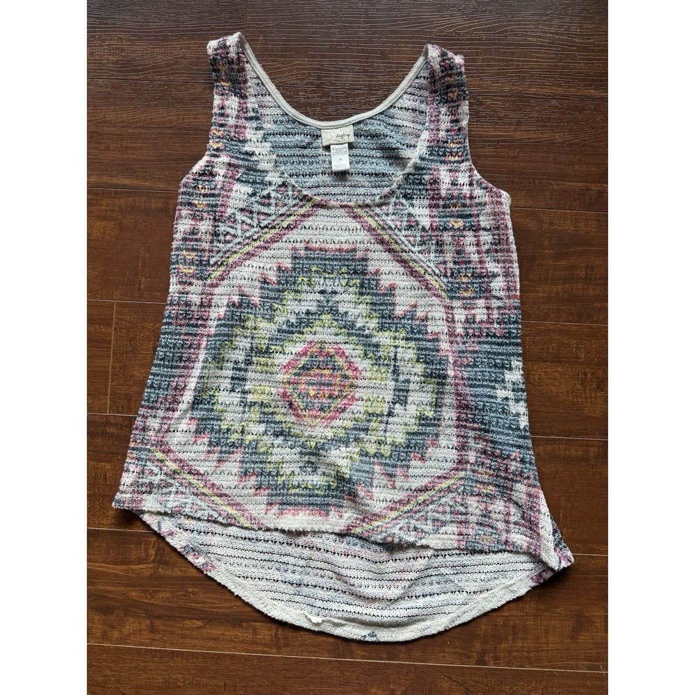 Daytrip Mesh Tank Top‎ Sleeveless Shirt Woman's Size XS